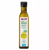 HiPP BIO rapsų aliejus Omega 3 ir Omega 6 rūgštys