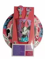 Stor Vaikiškas rinkinys Peliukas Mikis lėkštė, puodelis, dubuo, stalo įrankiai, Disney