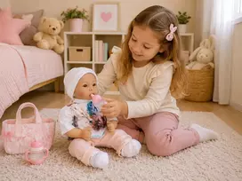 Doris Kūdikių lėlė LIKE LIVE INTERACTIVE su PRIEDAIS kalba ir dainuoja XXL RINKINYS