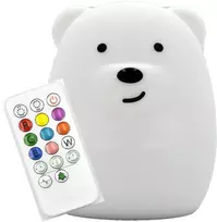 Gockowiak NAKTINIS LEMPAS LOKIS VAIKAMS, SPALVOTAS SILIKONIS RGB M