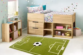 Dywany Uszczow Kilimas MUNDIAL Futbolo aikštelė - žalia 100x160 cm