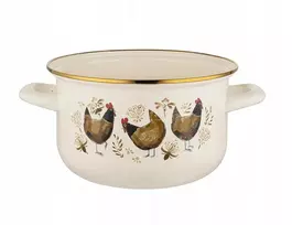 Emalia Pleszew EMALINIS PUODAS, AUKSO BAŽNYČIA, EMALINIS PLESZEW, 18 CM, 3 L