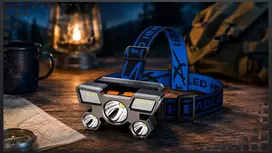 Przydasiepl PRIEKINIS LEMPAS 5 x LED PRIEKINIS LEMPAS GALINGAS XPE USB BATERIJA