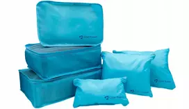 CIRON TRAVEL TRAVEL ORGANIZER SET kuprinės lagaminai 6 vnt. Mėlyna