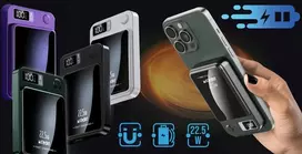 Webski BELAIDIS MAGNETINIS BANKAS SU MAGSAFE 10000mAh 22.5W PD + CC laidu