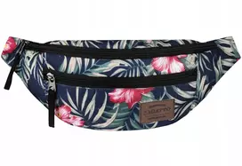 Spalvingas moteriškas liemeninis krepšys, didelis sportinis klubinis krepšys su gėlėmis ZAGATTO