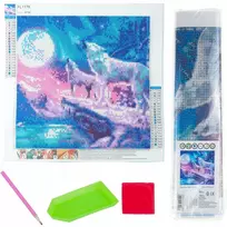 Martom DEIMANTINIS SIUVINĖJIMAS VILKAS DEIMANTINIS DAŽYMAS 3D DEIMANTINIS DAŽYMAS PAVEIKSLAS