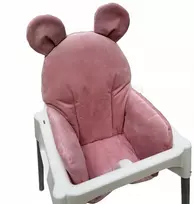 Ikea Antilop Piccolo rožinė pliušinė vandeniui atspari kėdės pagalvė