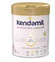 Kendamil 1 pradinės formulės pienas 800g be žuvies ir palmių aliejaus