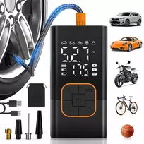 AKUMULIATORIUS AUTOMOBILIŲ DVIRAČIO KOMPRESORIUS SIURBLYS POWERBANK KOMPRESORIUS