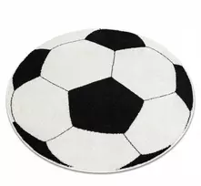 Dywany Uszczow VAIKŲ KILIMAS SIDABARAS, apskritimas 80 cm, KUMULYS #SIL040
