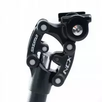 SR Suntour SP25-NCX BLK pakabos sėdynės stulpas (31,6*350mm), aliuminis