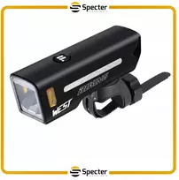 Specter LED DVIRAČIO PRIEKINIS LEMPAS USB C su powerbank funkcija WEST BIKING 1000LM
