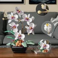 KONSTRUKCINIAI BLAKALAI, DIRBTINĖ ORCHIDĖJŲ AUGALA, RINKINYS SU GĖLĖMIS, 581 VNT.