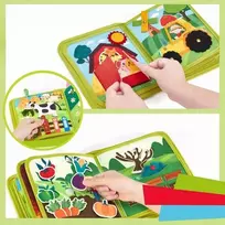 Montessori jutiminė manipuliavimo knyga, lenta, mokomasis žaislas