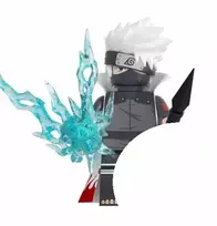 WM Hatake Kakashi su pelerina iš Naruto minifigūrėlės kaladėlėms