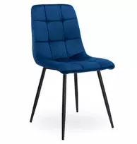 Gockowiak DENVER VELVET Mėlynas VELVET KĖDĖ SVETAINEI, VALGOMAI, MODERNUS