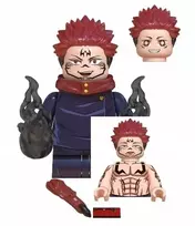 WM Yuji Itadori iš Jujutsu Kaisen mini plytų figūrėlė
