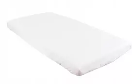 BabyLux paklodė lovai, 100% MEDVILNĖ, 60x120, BALTA
