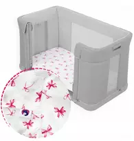 Szwalnia Snow Muslino lapas Chicco FOREVER NEXT2ME 110x58 su elastine juostele