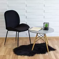 Escal Juoda GLAMOUR fotelis svetainei, valgomajam, miegamajam, metalinės kojos 020