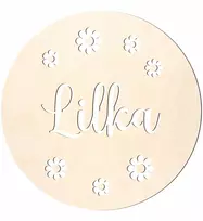 Chill Boho LED naktinė lemputė SU PAVADINIMU, VEIKIA BATERIJA, 34 cm, gėlių dekoras