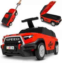 AUTOMOBILINIS lagaminas 3 viename, VAIKŲ AUTOMOBILIS PUSH JOY4KIDS