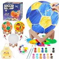 „Pasidaryk pats“ 3D naktinės šviesos futbolo piešimo rinkinys vaikams