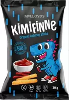 Kukurūzų traškučiai Kečupo lazdelės be glitimo 30 g Kimifinne Bio