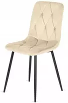 Lugano BORGO VELVET BEIGE minkšta kėdė