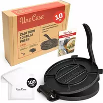 Ketaus tortilijos presas 25 cm Uno Casa Roti ir Tortilla Pres