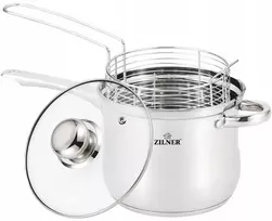 PUODAS SU KOŠTU MĖSAI KEPTI FRIES FRIES ZILNER SAFETY 3.6L 18cm