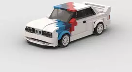 BMW M3 E30 KONSTRUKCINIAI KLAKAI AUTOMOBILIŲ MODELIŲ FIGŪRĖS DOVANA 455 EL.