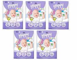 Bella Baby Happy 5X KŪDIKLIŲ KŪDIKLIŲ RINKINYS BELLA LAIMINGI PIETŪS, 10 Vnt.