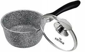 BALLINIS SU DANGIU, NELIPAUS MARMRULAS, INDUKCINIS, 18 cm. / 1,9L ZILNER