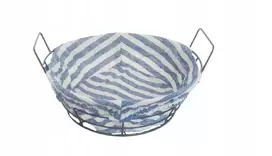 Enger MĖLYNAS DRYŽOTAS DUONOS KREPŠELĖLIS 70-F-86 D23XH8CM 1 vnt.