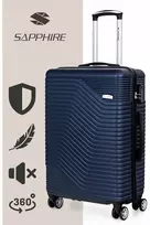 VIDUTINĖS KELIONĖS lagaminas ant ratų, BAGAŽAS pagamintas iš ABS, tvirtas, XL Sapphire DUO KOMBINACIJA