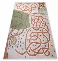 Dywany Uszczow VAIKŲ KILIMAS FUN 160x220 cm HONEY smėlio spalvos #O564