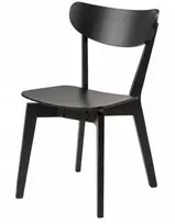 Artpro Juodas ROX KĖDĖ, RETRO, LOFTAS, MEDINĖ, VALGOMUI
