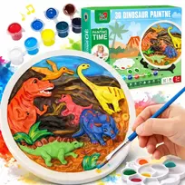 Pronice GIPS PAGRINDAS DAŽYTI DINOZAURUS LITTLE ARTIST DAŽAI + PRIEDAI