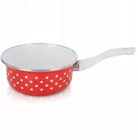 Vilde Puodas emaliuotas, dujinis indukcinis puodas su rankena, TRADICINIS, 0,95 l