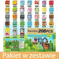 MAGNETINIAI KALULAI 208 vnt. KUBAI Dizaino dovana VAIKAMS
