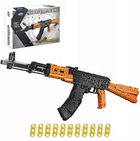 Statybinės plytos AK-47 šturmo šautuvas šaudo 1393 vnt