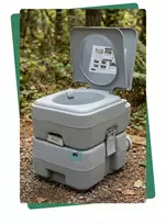 Serenelife TOURIST TULETAS nešiojamas FLUSH indikacinis sklypas TENT didelė 27l WC