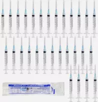 Švirkštai 30vnt 3ml vienkartinis tikslus matavimo puodelis skysčiai klijai rašalas