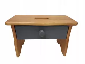 Arms Kutek BETCAS ALKSNINIS KĖDĖ SU PILKU STALČIU, taburetė RYCZKA, taburetė ZYDEL