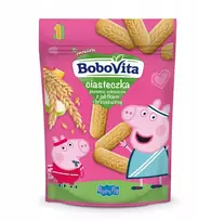 BoboVita kvietiniai sausainiai - spelta obuolių persikas 150g