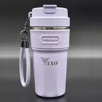 Vixo TERMINIS PUODĖLIS 500 ml KERAMINIS TERMO BUTELIS 316 PLIENAS KAVOS ARBATA VANDENUI