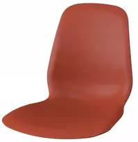 Ikea Raudona sėdynė plastikinei valgomojo kėdei