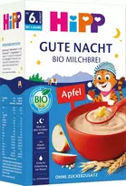 HiPP BIO avižų košė su obuoliais nakčiai Vitaminai nuo 6 mėnesių iki 3 metų